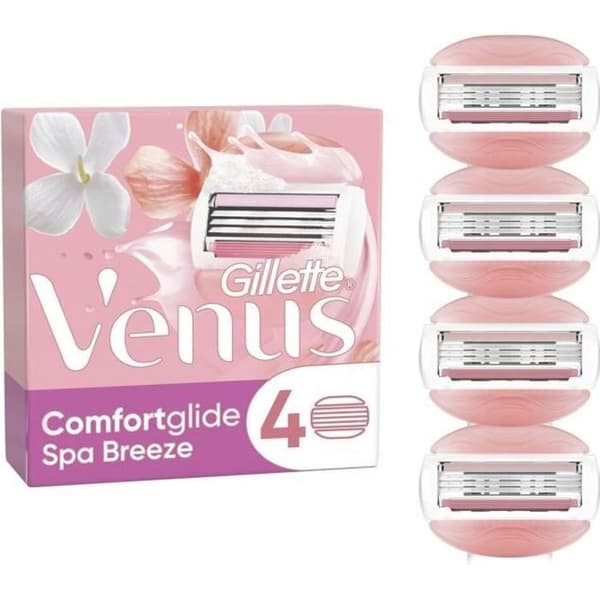 Gillette Venus - 4 ComfortGlide Spa Breeze rakblad