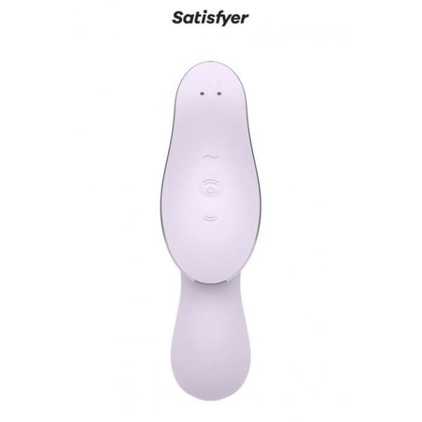 Dubbelstimulator - Satisfyer - Curvy Trinity 2 - Lila - Klitoralstimulering - G-punkt