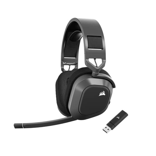 Gamingheadset - CORSAIR - HS80 MAX - Trådlös 2,4 GHz - Bluetooth - Dolby Atmos