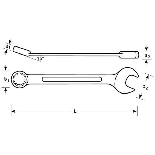 Kombinyckel 5,5 mm - DIN3113A Bahco