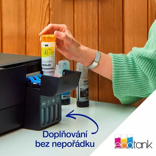 Multifunktionsskrivare - Epson - EcoTank L3280 - Bläckstråle - WiFi - A4