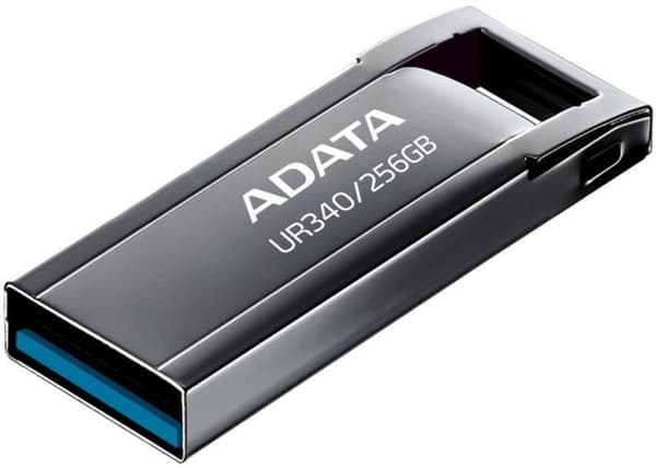 USB-minne - ADATA - AROY-UR340 - 256 Go - USB 3.2 - Svart - Vattentät