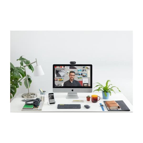 Webbkamera - LOGITECH - C505e - HD - Svart - HD-kamera