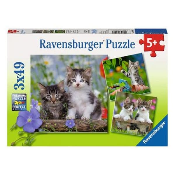 Pussel - Ravensburger - Kattungar - 147 bitar - Djur - Barn