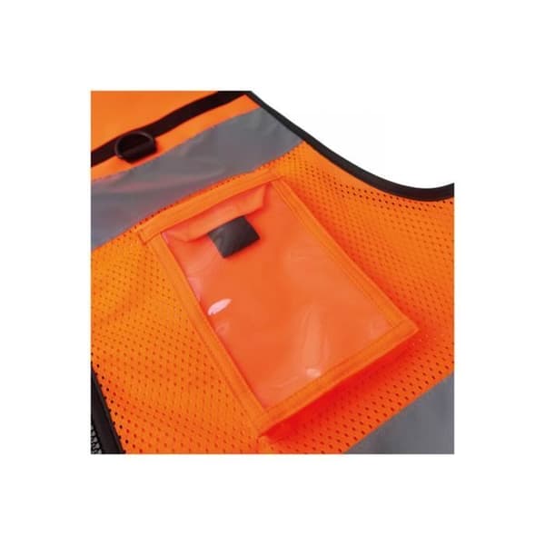 Yoko Rip Stop säkerhetsväst - hivisorangemesh - 3XL