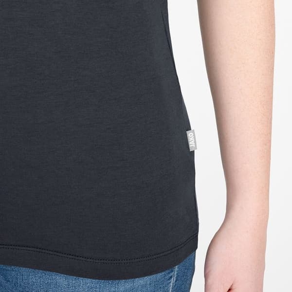 T-shirt dam Jako Organic Stretch - mörkgrå