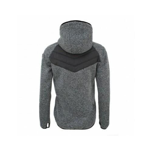 Peak Mountain Albert damfleece - svart/guldrosa - L