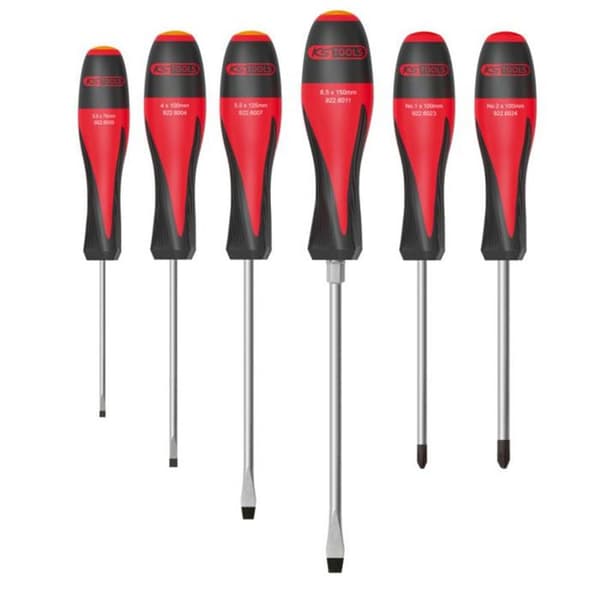 Skruvmejselsats - KSTOOLS - Ultimate - Platt spets - 6 st - 922.6020