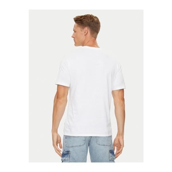 Slim T-shirt med broderad Guess-logotyp