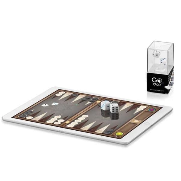 Dés Connectés - PARTICULA - GoDice 2 Pack - Svart och Blå - Specifik app - 2 tärningar ingår