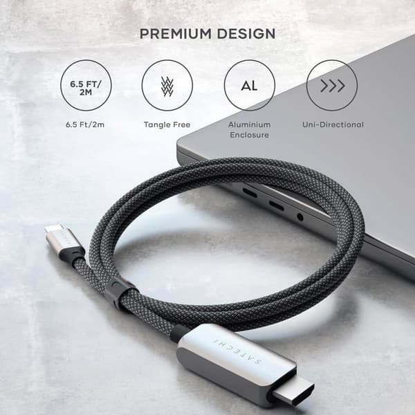 Satechi USB-C till HDMI 2.1 8K-kabel