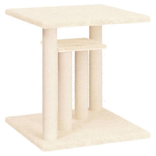 vidaXL Cat Trees with Platforms Cream 50 cm 172043