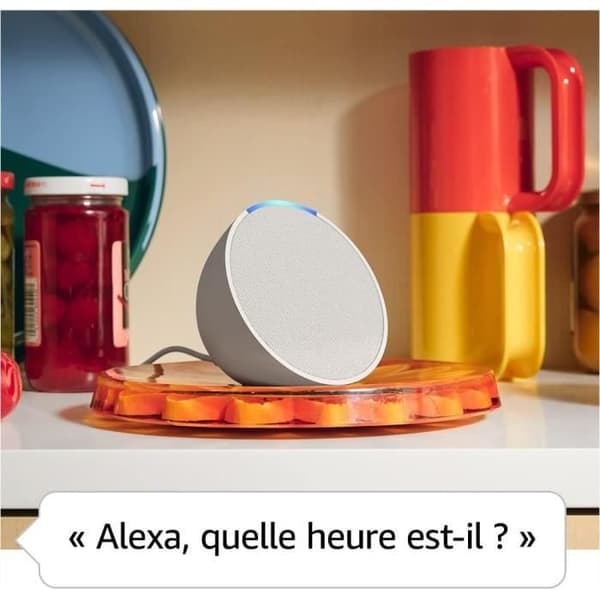 Röstassistent - AMAZON - ECHO POP (1:a gen.) - Alexa inbyggd - Grön