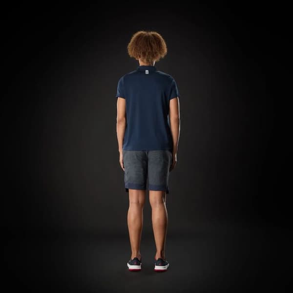 Polo dam Musto Evolution Sunblock - marinblå