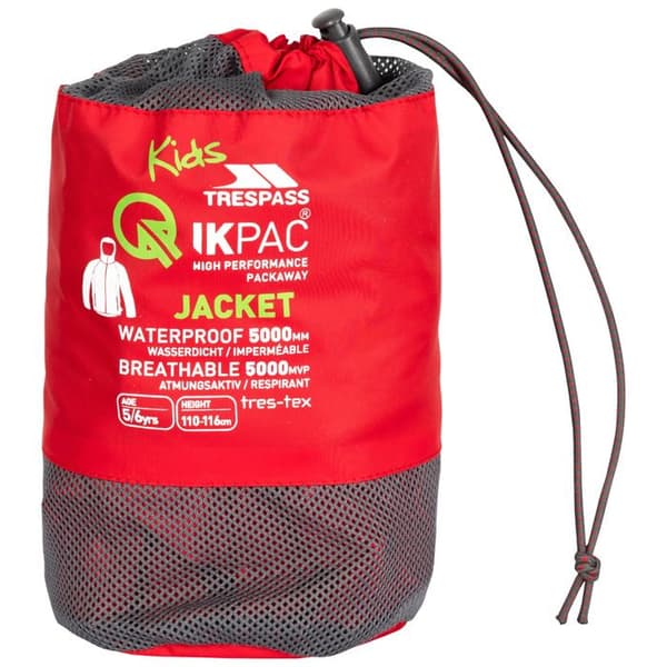 Barnregnjacka Trespass Qikpac