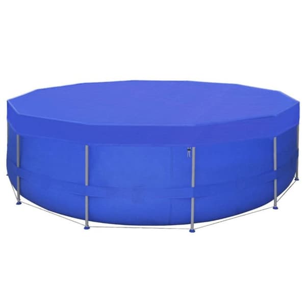 VIDAXL runt poolskydd - 460 cm - 90 g/m² - Grön