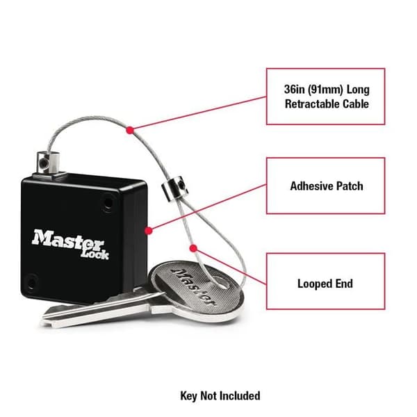 Master lock - 5490D - Låda för nycklar med utdragbar nyckelring