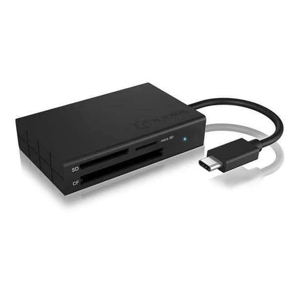 RaidSonic ICY BOX IB-CR401-C3 Kortläsare (SD, CF, microSD, microSDHC, SDXC, microSDXC, SDHC UHS-I, SDXC UHS-I, microSDHC...