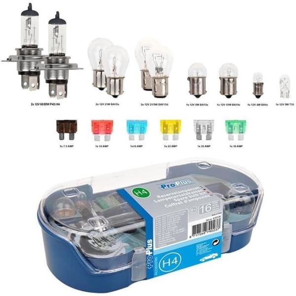 ProPlus bildelar reservljusset 12 Volt H4 16