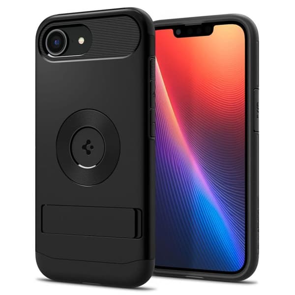 Spigen Slim Armor MagSafe-fodral för iPhone 16e - Svart