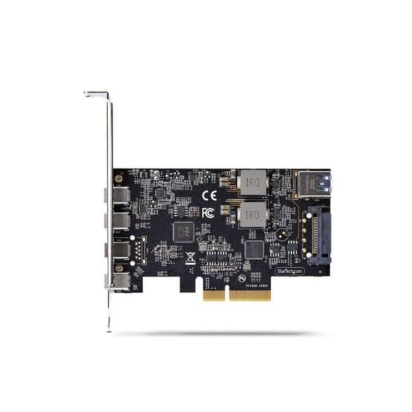 PCIe USB-kort - STARTECH.COM - 5 portar - 4x USB-C 10Gbps - 1x USB-A intern - svart