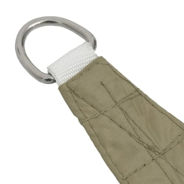 vidaXL Parasol Sail Oxford Tyg Rektangulär 2x3 m Beige 135145