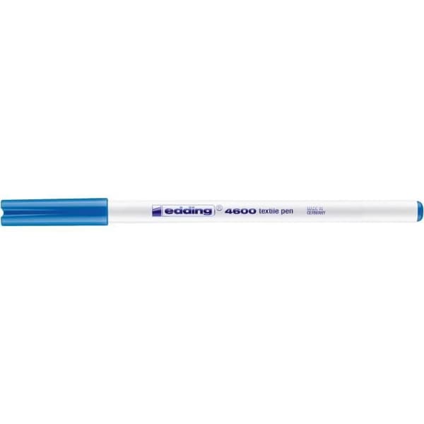 Set med 10 textilpennor 4600 ljusblå 1 mm