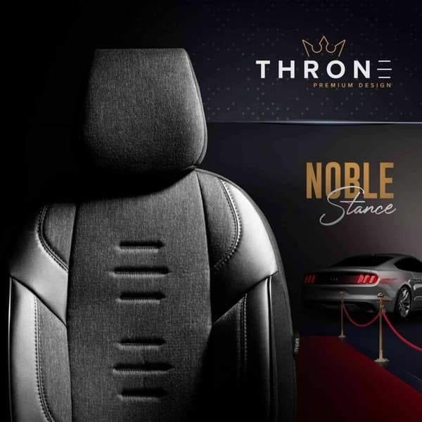 Sats med bilstolsöverdrag OTOM THRONE 102 RÖK 3-ZIP