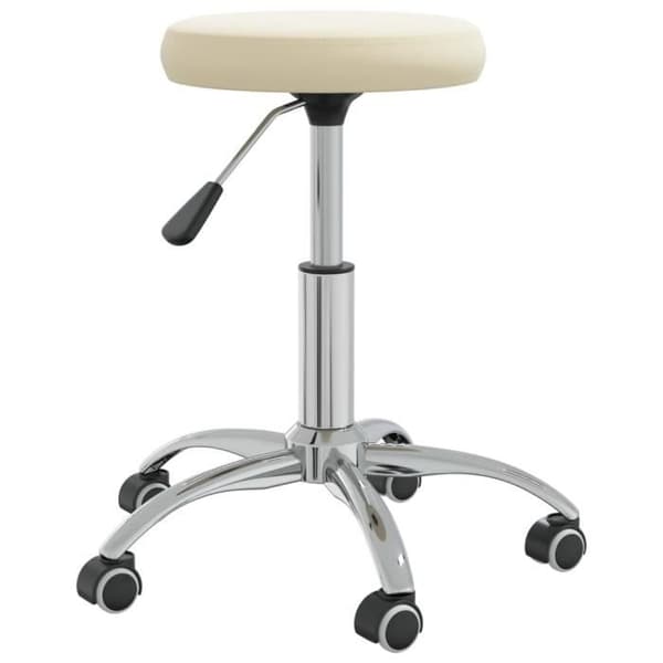 vidaXL Matstol Cream Velvet