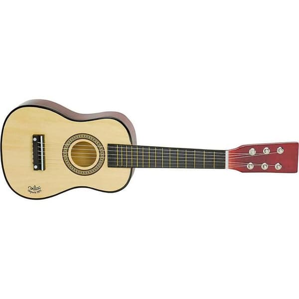 Guitar av naturligt trä