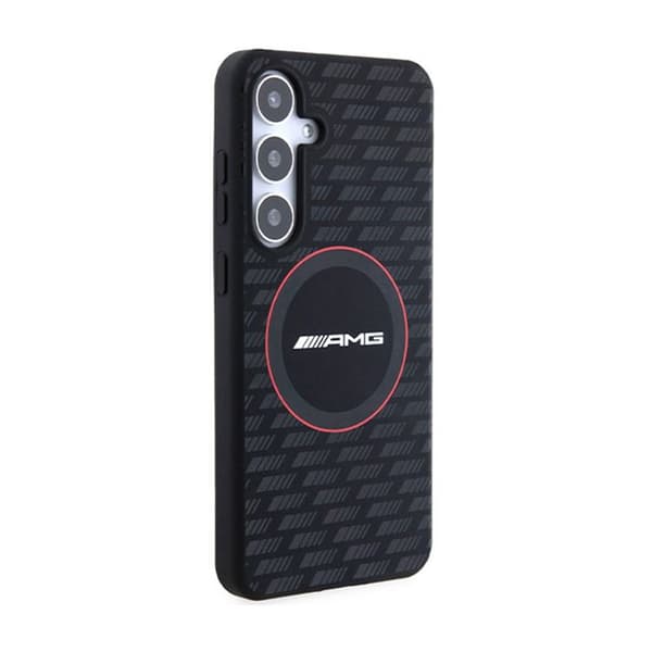 Telefonfodral - AMG - Galaxy S24+ - Silikon - Kolfibermönster - Repvänlig skydd
