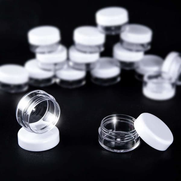 Flaska - kolv - Melliex pumpflaska - 60*5ml Burkar-Vit