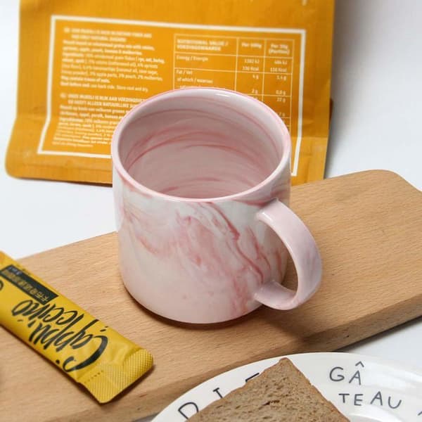 Mugg / mazagran-kopp - Smilatte M101 - Set med 4 koppar - 355 ml - Stapelbara