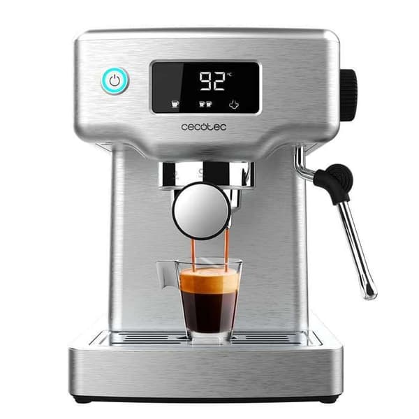 Cecotec Espressomaskin Power Espresso 20 Barista Compact. 1465 W, Thermoblock, 20 bar, Ångspruta, 2 koppar kaffe