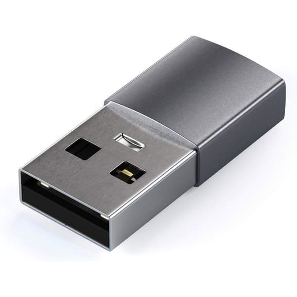 USB A till USB C-adapter - Satechi - Grå - Konverter - USB - USB-teknologi
