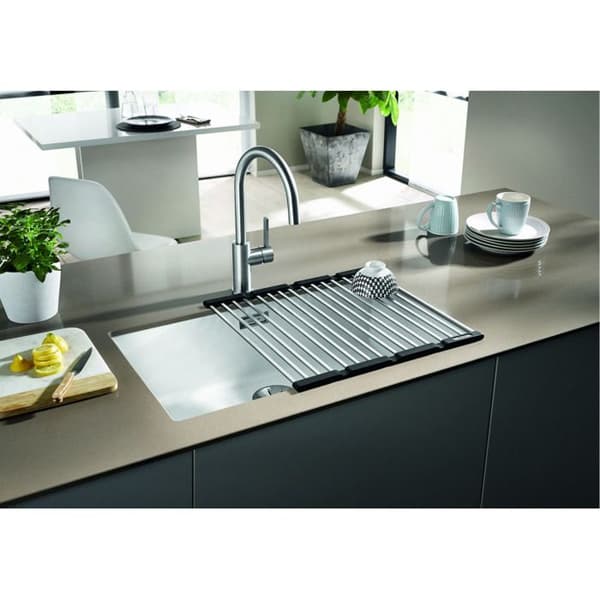 Fällbar diskställ - BLANCO - 238482 - Vit - 46x42,5 cm - Vändbar fällbar