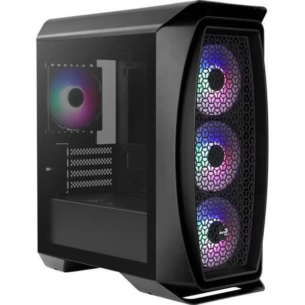 AEROCOOL PC CASE Aero One Mini Frost - Mini Tower - Svart - E-ATX-format (ACCS-PB18043.11)
