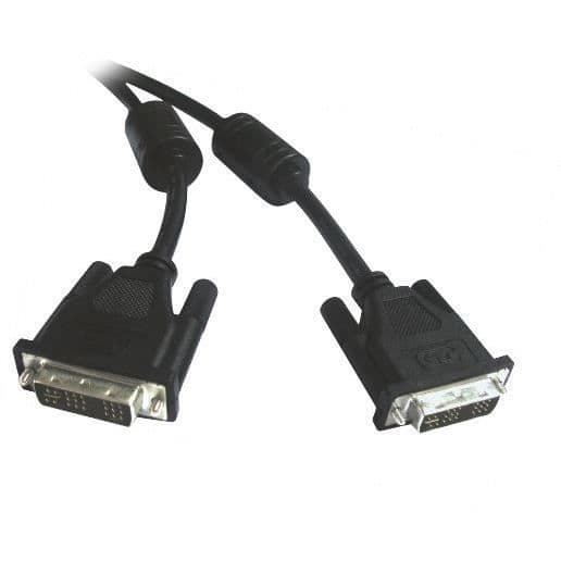 DVI-D 24+1 skärmkabel med ferriter 1,80m
