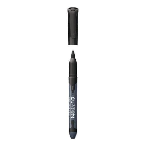 Markör - Outplånlig - Permanent - Svart - Fin spets 1mm - Maped Custom