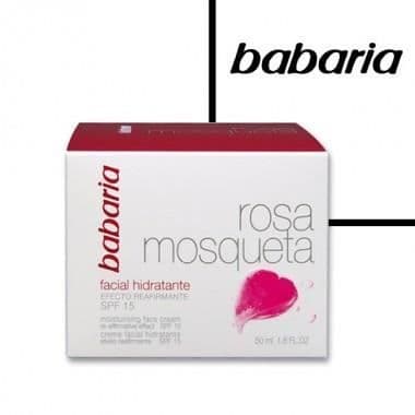 Fuktgivande ansiktskräm - Babaria - Nyponros - SPF 15 - Uppstramande effekt - 50ml