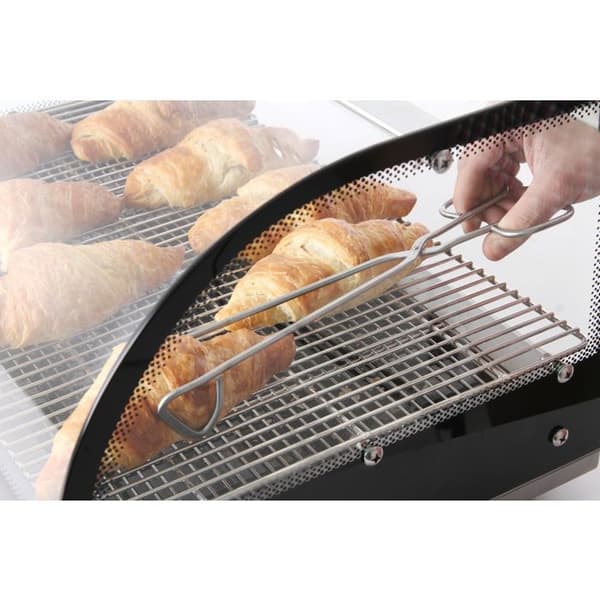 Böjd serveringstång - HENDI - Hendi - Grå - Rostfritt stål - L235 mm