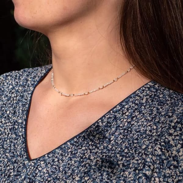 Collier Paloma i månstenar