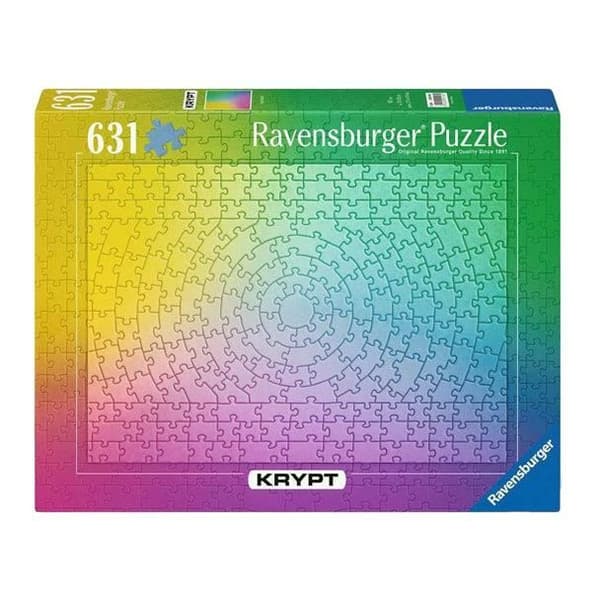 Pussel - RAVENSBURGER - Krypt Gradient - 631 bitar - Ultimata utmaningen - Abstrakt
