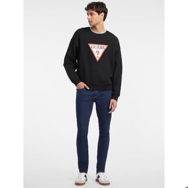 Sweatshirt Guess Gj Os Iconic Triangle - jet black a996