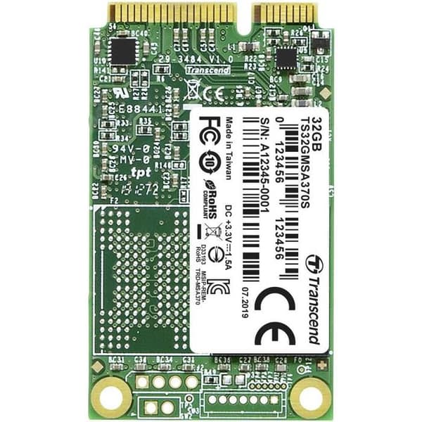 Transcend 32GB intern SATA 6Gb/s mSATA SSD Retail TS32GMSA370S