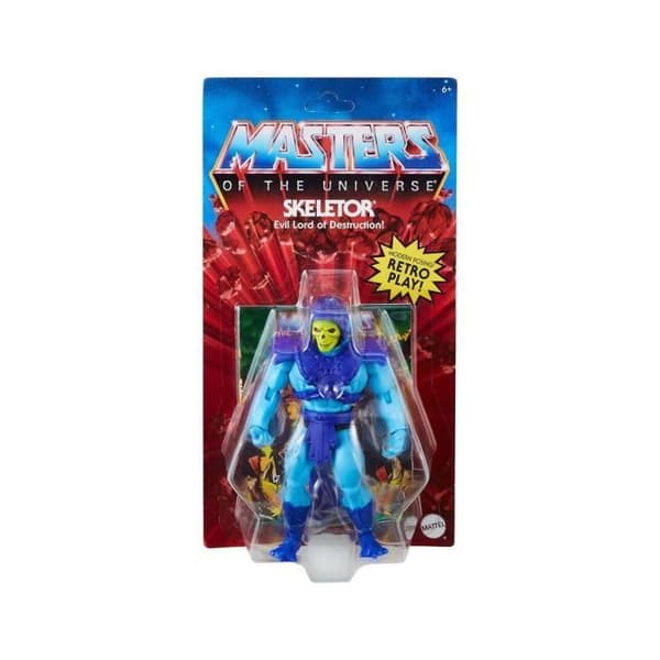 Figur - MATTEL - Klassisk Skeletor - 14 cm - Multifärgad - Inkluderar mini serietidning