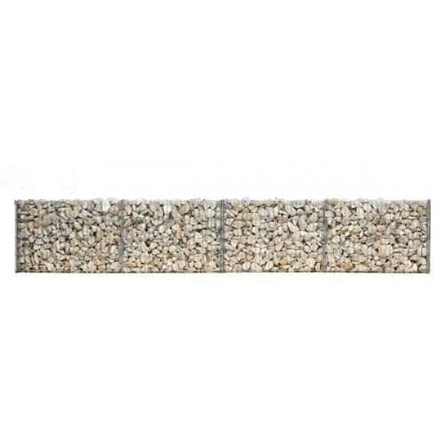 Gabion för lång mur: 2,30 ml Höjd: 40 cm