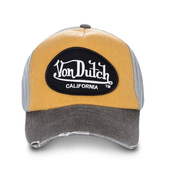 Von Dutch baseballkeps Jack Orange - 100% bomull, one size
