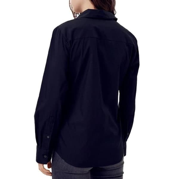 Tommy Hilfiger Ess Poplin Regular S Marinblå Skjorta Dam