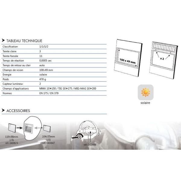 LCD Expert 11 GYS 040755 svetsmask